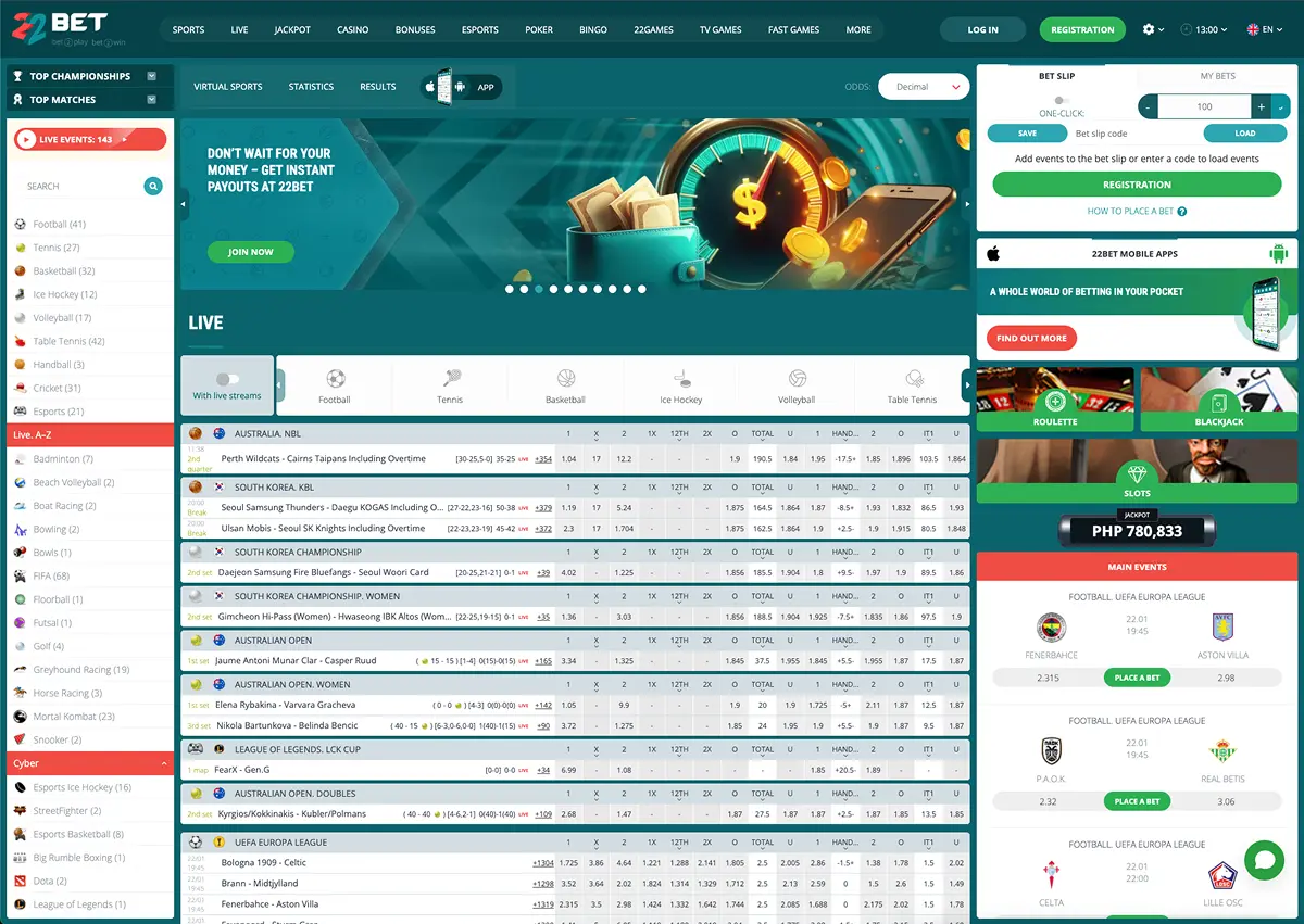 22Bet Casino